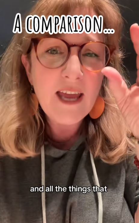 Teacher talking about her job