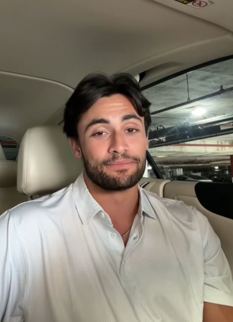 Man in the car talking about stalker