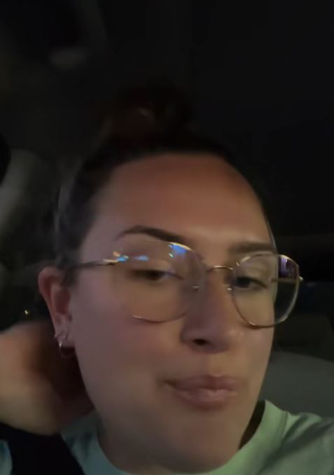 Woman talking about home prices