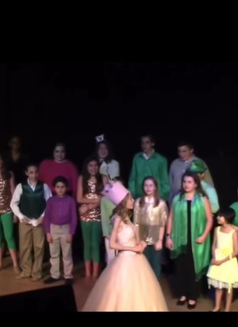 Kids in the play Wicked