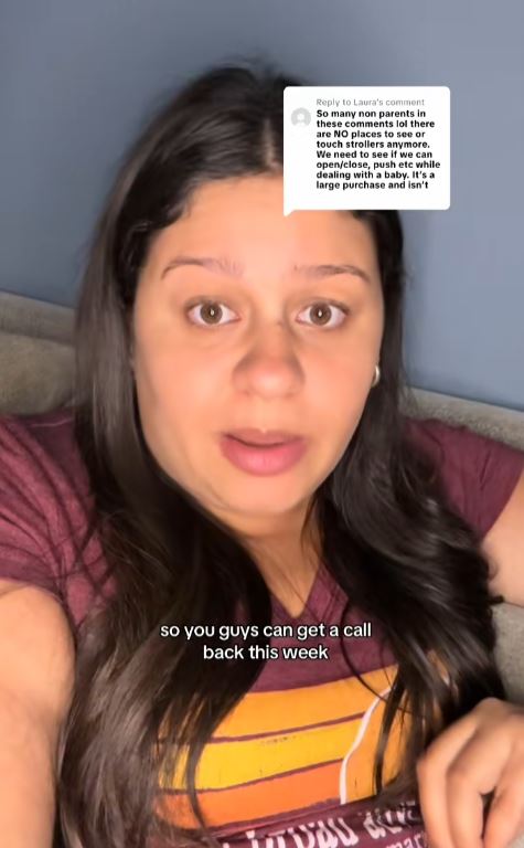 Mom telling a story about target