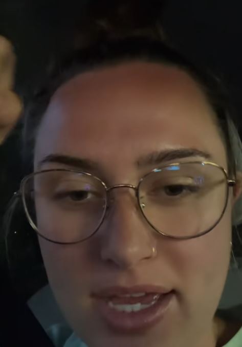 Woman talking about home prices