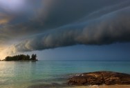 Terrifying Tsunami Sent Beachgoers Running, But It Turned Out To Just Be A Rare Cloud Formation