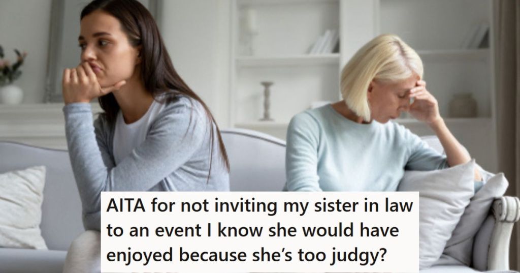 Two women looking away from each other