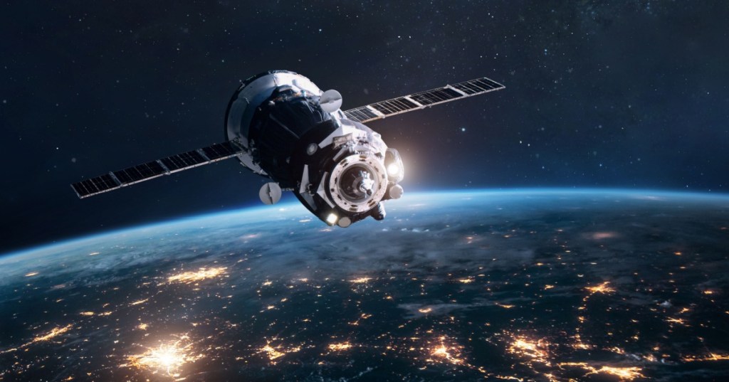 Satellite over Earth