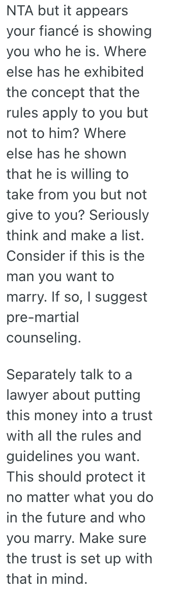 Screenshot 2025 08 02 at 9.01.46 AM Her Fiancée Previously Wanted A Prenuptial Agreement, But Now That Shes Set To Get A Lot Of Money, Hes Backtracking