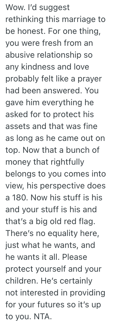 Screenshot 2025 08 02 at 9.02.17 AM Her Fiancée Previously Wanted A Prenuptial Agreement, But Now That Shes Set To Get A Lot Of Money, Hes Backtracking