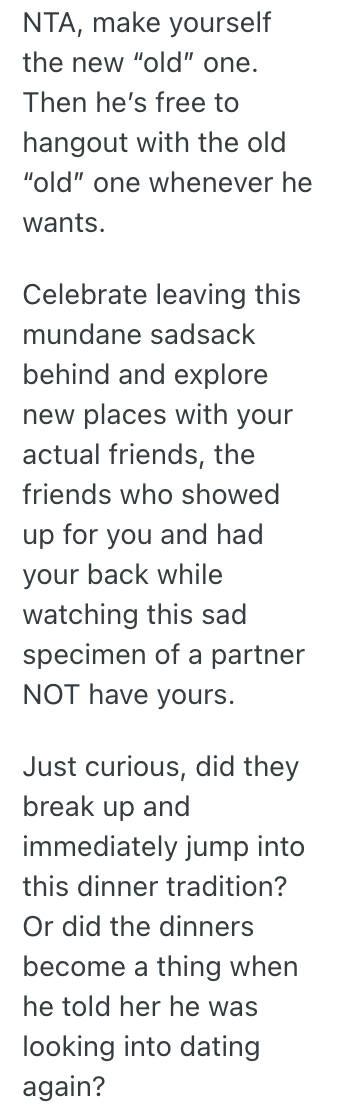 Screenshot 2025 08 02 at 9.25.26 AM Her Boyfriend Has Lunch Once A Week With His Ex, But She Wants These One On One Meals To Stop