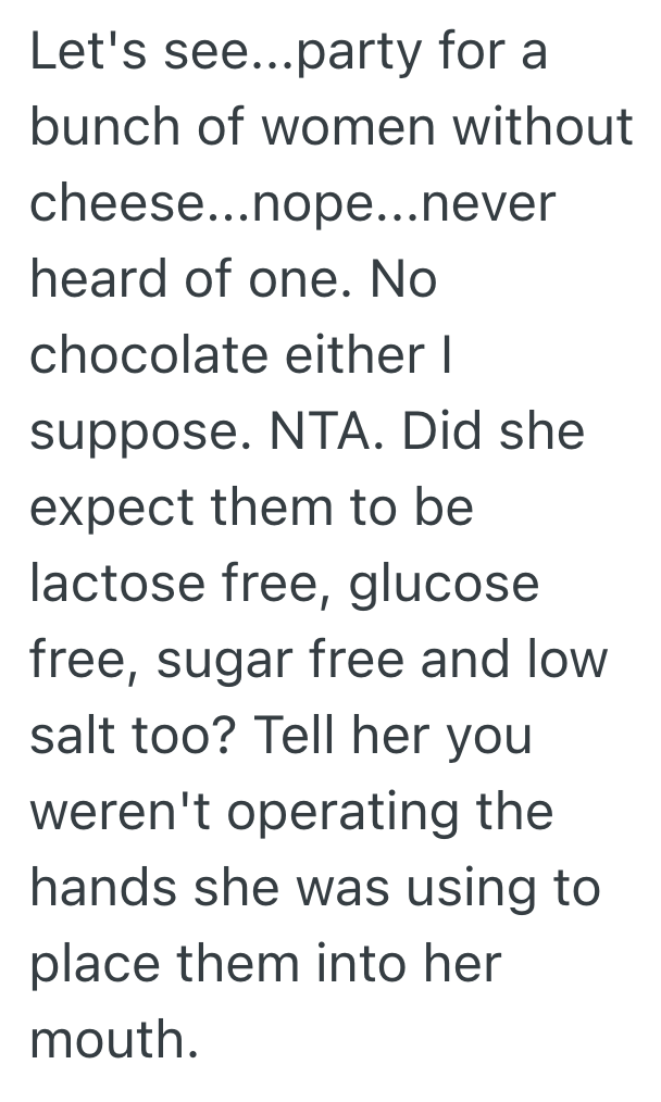 Screenshot 2025 08 03 at 2.56.23 PM Woman Makes Cheese Snacks For Her Friends Baby Shower, And Now One Guest Is Accusing Her Of Hurting Her