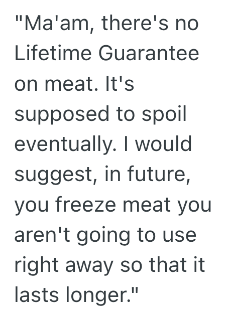 Screenshot 2025 08 03 at 3.45.11 PM Bold Customer Waited Nearly Five Months To Complain About Spoiled Meat, So One Cashier Had To Explain Thats Not How Retail (Or Reality) Works