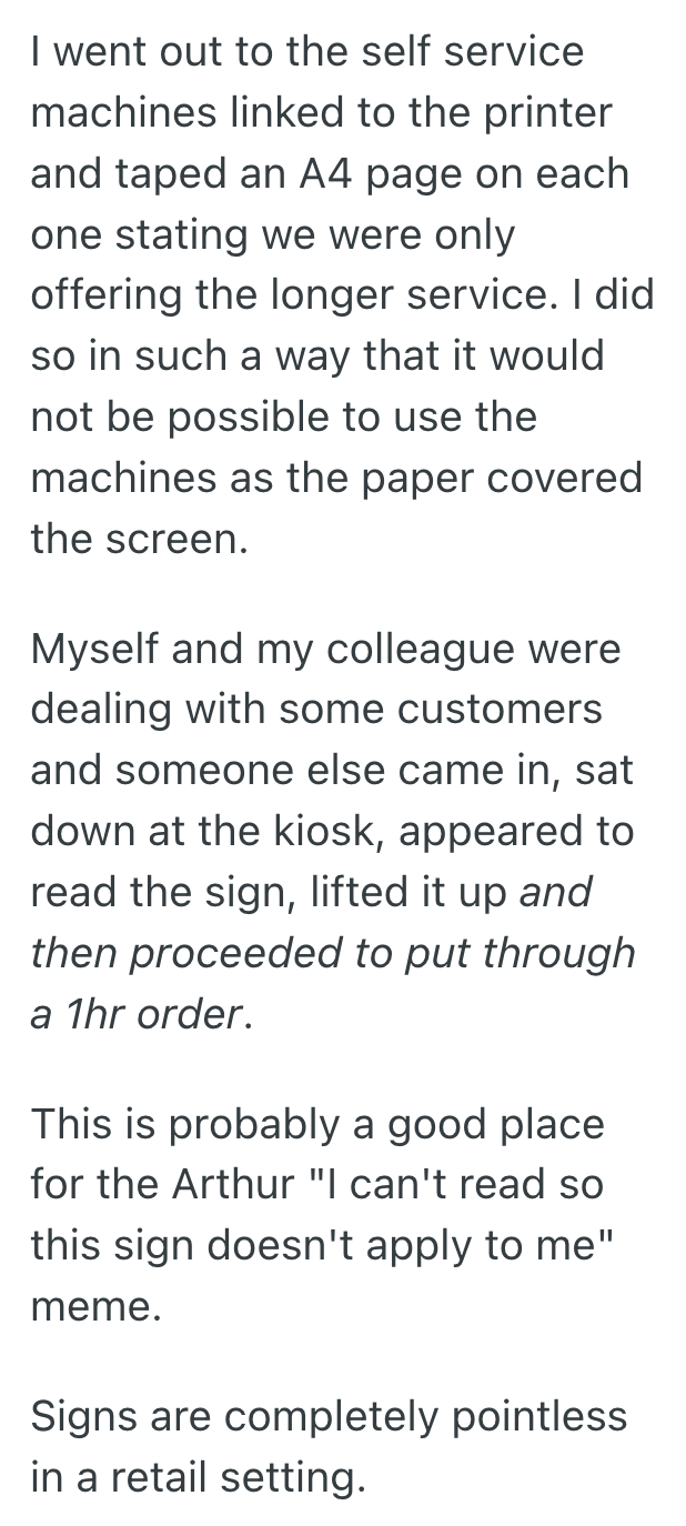 Screenshot 2025 08 03 at 6.01.56 PM Store Posted Their Holiday Hours Clearly, But One Determined Customer Ignored Them And Argued With The Retail Employee Anyway