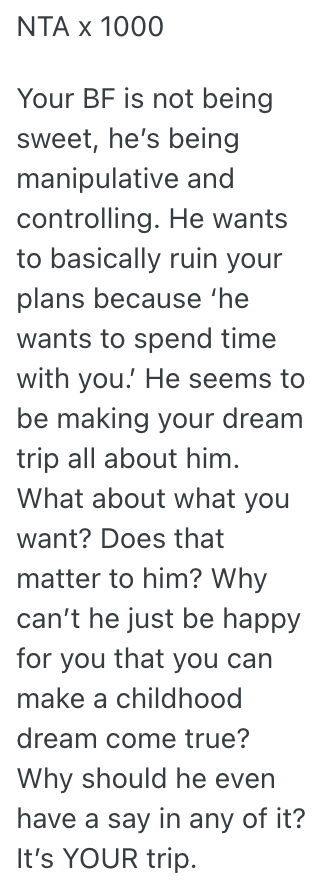 Screenshot 2025 08 03 at 7.47.32 AM Shes Going On Her Dream Vacation To See The Filming Locations Of Her Favorite Series, And She Doesnt Want Her Boyfriend To Come On The Trip