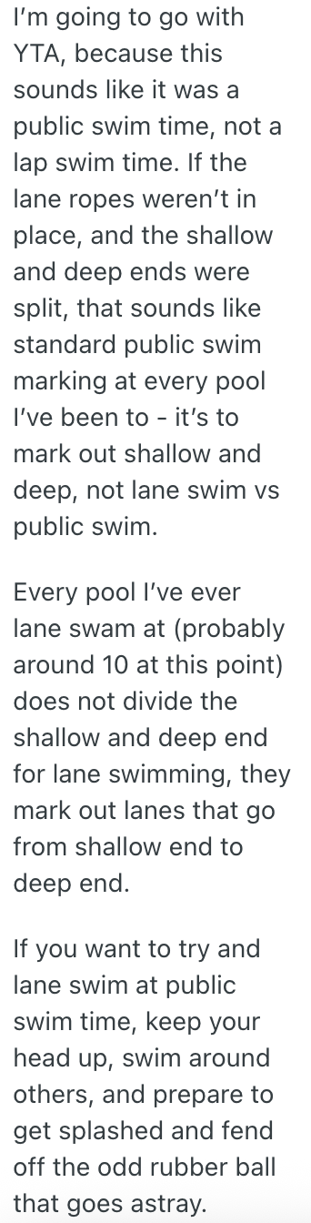 Screenshot 2025 08 03 at 7.58.18 AM Kids At A Public Pool Kept Interrupting Their Lap Swimming, So They Sounded Off On The Lifeguard And Parents