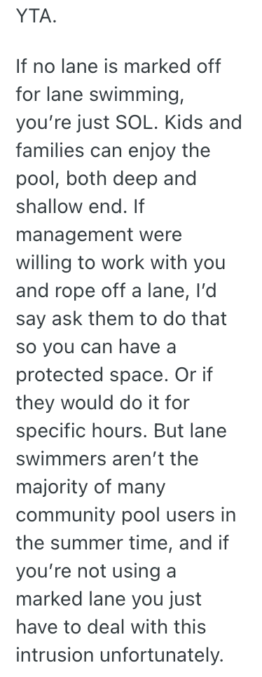 Screenshot 2025 08 03 at 7.58.48 AM Kids At A Public Pool Kept Interrupting Their Lap Swimming, So They Sounded Off On The Lifeguard And Parents