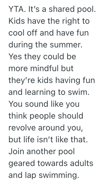 Screenshot 2025 08 03 at 7.58.58 AM Kids At A Public Pool Kept Interrupting Their Lap Swimming, So They Sounded Off On The Lifeguard And Parents