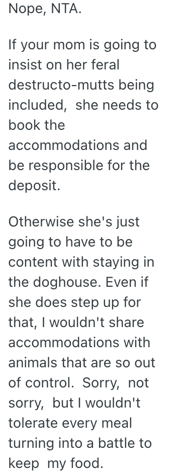 Screenshot 2025 08 03 at 8.06.47 AM Moms Wild Dogs Dont Know How To Behave, So They Dont Want Them Coming On A Family Vacation