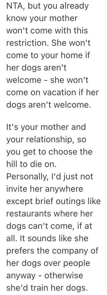 Screenshot 2025 08 03 at 8.07.05 AM Moms Wild Dogs Dont Know How To Behave, So They Dont Want Them Coming On A Family Vacation