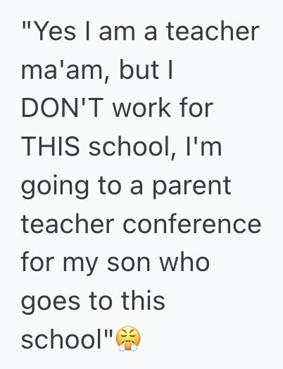 Screenshot 2025 08 04 at 12.40.32 AM Pushy Parent Assumed An Off Duty Teacher Worked At The Parent/Teacher Conference, But He Shut Her Down With One Perfectly Petty Response