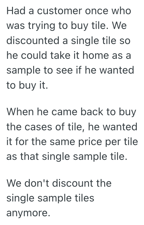 Screenshot 2025 08 05 at 2.04.55 PM Auto Parts Customer Got A One Time Discount For A Damaged Part, But Then He Began Demanding Special Treatment Every Time He Came In