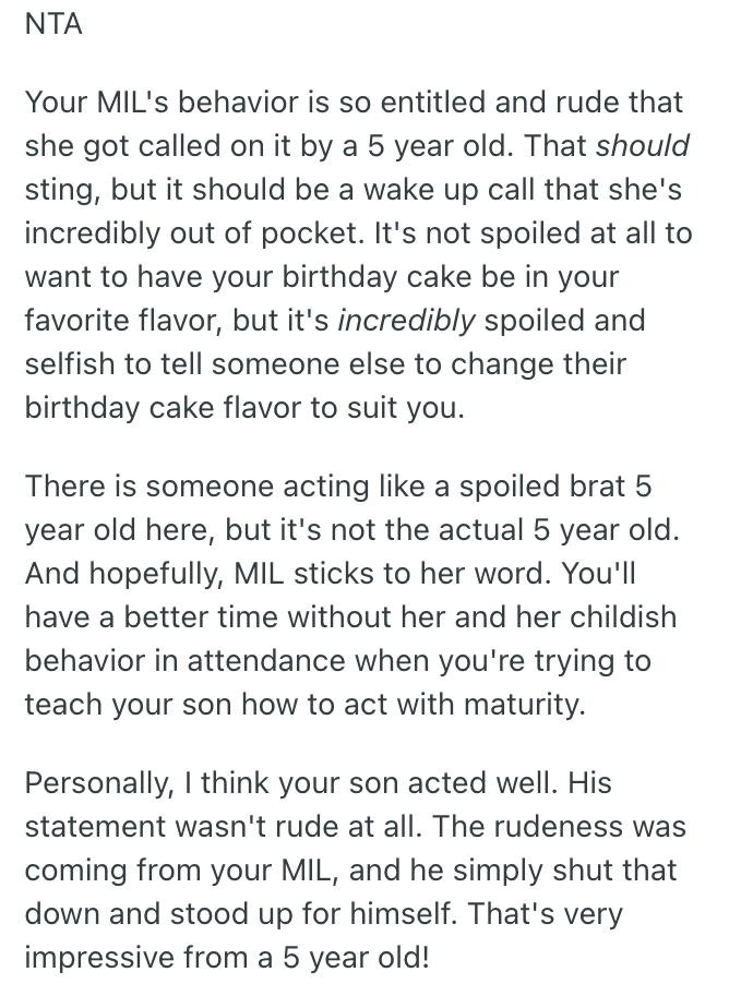 Screenshot 2025 08 05 at 2.41.23 PM 1 Her MIL Called Her 5 Year Old Son A Brat, So She Put Her In Her Place