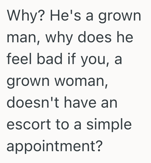 Screenshot 2025 08 05 at 2.41.33 PM Woman Told Her Husband That She Doesnt Want His Mother With Her During Her Doctors Appointment, And He Got A Little Upset
