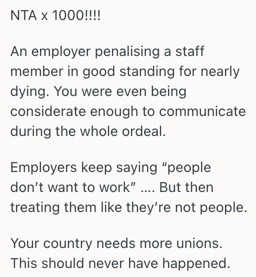 Screenshot 2025 08 06 at 16.42.22 A Waitress Ended Up In The ICU After Not Having A Day Off Work In Years, But It Was Her Bosss Reaction That Left Her Regretting Her Loyalty To Her Company