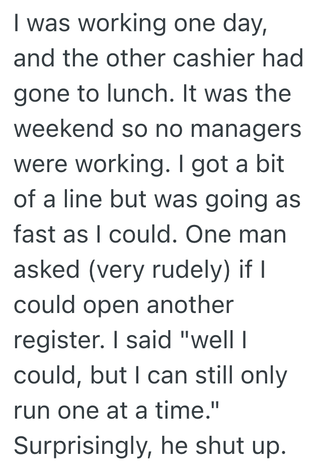 Screenshot 2025 08 06 at 4.38.47 PM Impatient Customer Is Rude To Cashier On A Busy Night, And It Ultimately Leads To The Cashier Deciding To Quit