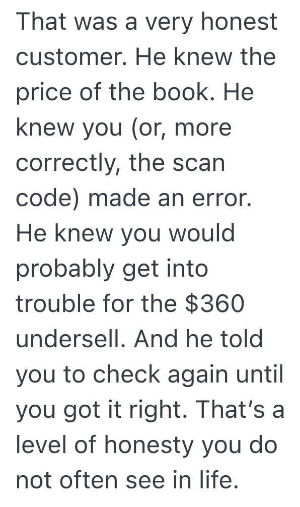 Screenshot 2025 08 06 at 6.18.14 PM Bookstore Customer Insists That The Price On The Book Is Wrong, So The Employee Double Checks The Price