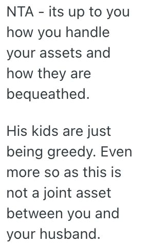 Screenshot 2025 08 07 at 11.51.39 AM Her Stepkids Found Out Shes Going To Leave A Lot Of Money To Her Two Biological Children, And Theyre Feeling Slighted