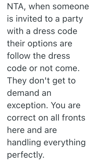 Screenshot 2025 08 07 at 11.53.41 AM His Niece Wanted To Wear Something Different To His Daughters Party That Has A Dress Code, But He Said He Wouldnt Allow It