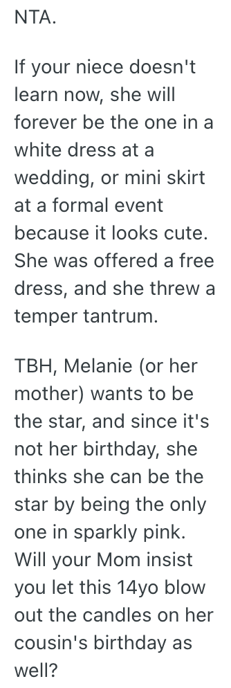 Screenshot 2025 08 07 at 11.53.50 AM His Niece Wanted To Wear Something Different To His Daughters Party That Has A Dress Code, But He Said He Wouldnt Allow It