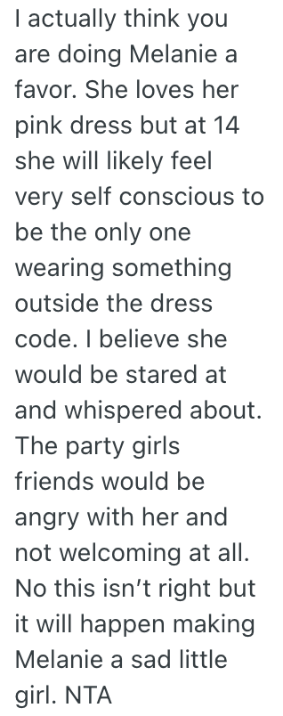 Screenshot 2025 08 07 at 11.54.17 AM His Niece Wanted To Wear Something Different To His Daughters Party That Has A Dress Code, But He Said He Wouldnt Allow It