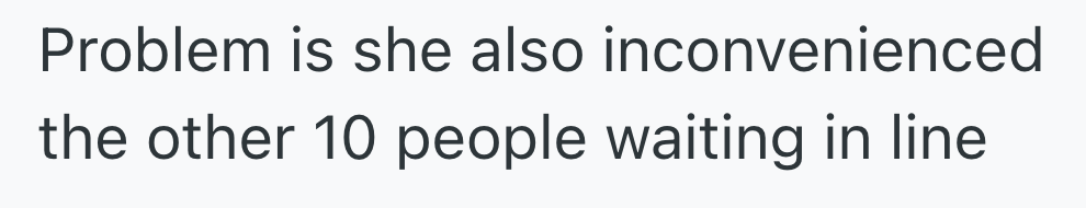 Screenshot 2025 08 07 at 4.19.33 AM A Couple Jumped Ahead Of Him And His Wife In Line, So She Added Something To Their Checkout So They Had To Wait For A Clerk