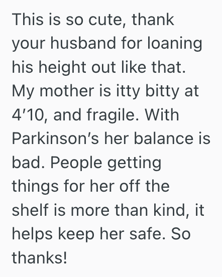 Screenshot 2025 08 07 at 5.45.50 PM Her Tall Husband Stretched To Help A Petite Stranger Grab An Item From The Highest Shelf, And Then She Crouched Lower To Help Him Reach Something From The Lowest Shelf