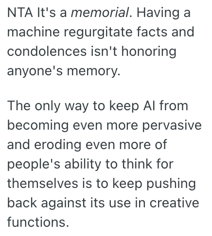 Screenshot 2025 08 07 at 7.23.15 PM His Friend Used AI In A Memorial Post For His Loved One, So He Gave Him A Piece Of His Mind