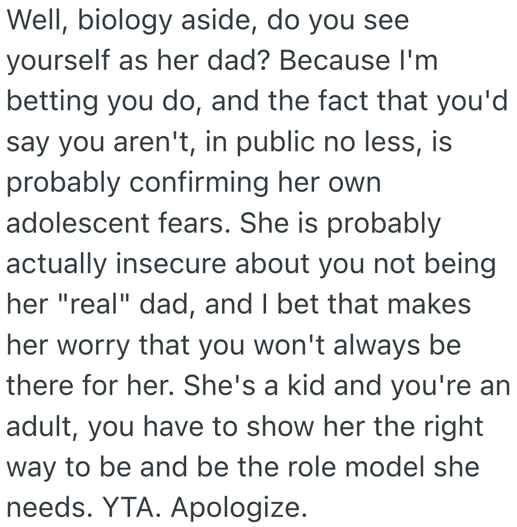 Screenshot 2025 08 08 at 2.56.34 PM His 15 Year Old Step Daughter Decided To Mouths, So He Couldnt Resist A Bad Dad Joke In Retort