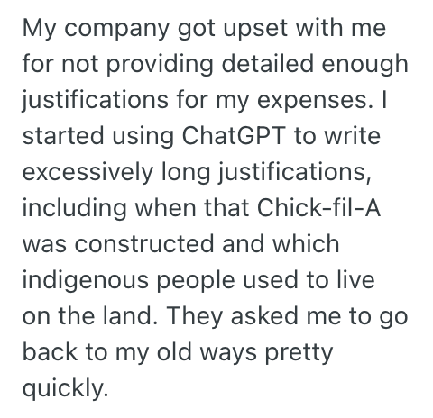 Screenshot 2025 08 11 at 10.13.56 PM Employee Was Told He Couldn’t Expense Tips, So He Found A Better Way To Spend The Companys Money