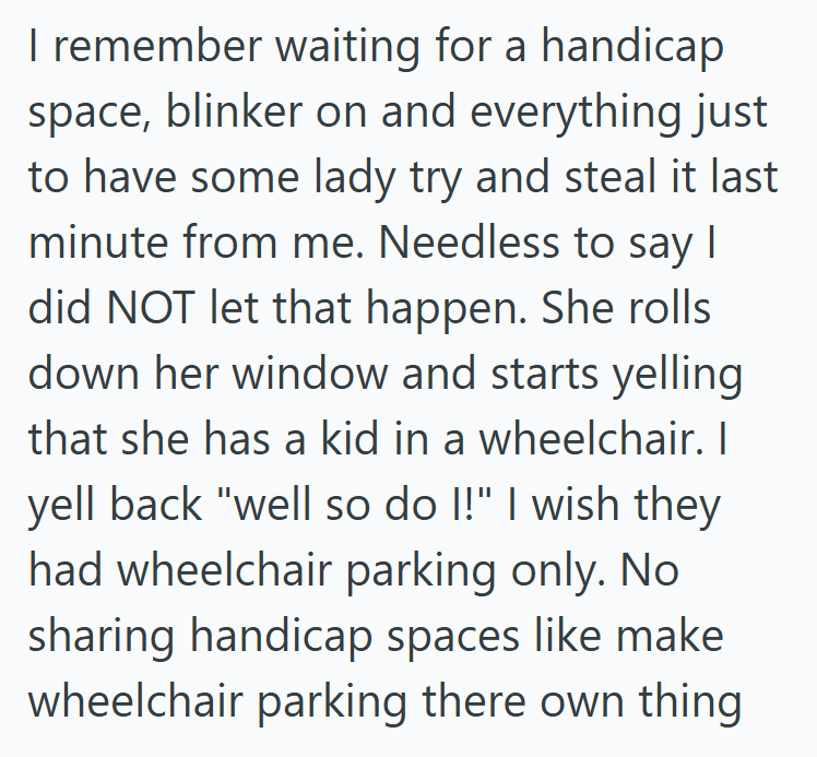 Screenshot 2025 08 12 172348 Woman Needed To Park In A Handicapped Parking Spot To Help Her Grandma, But Someone Else Took The Last One