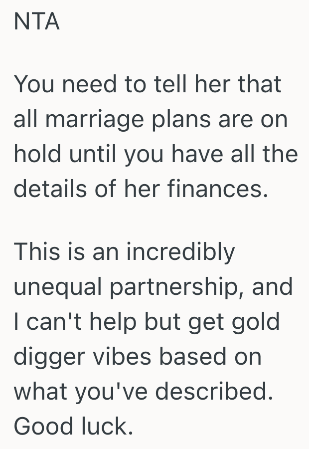 Screenshot 2025 08 12 at 11.22.58 AM She Wants To Join Her Fiancees Phone Plan So She Can Save Money, But Hes Worried She Wont Be Able To Pay Her Part