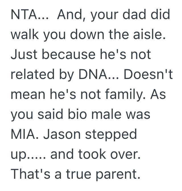 Screenshot 2025 08 12 at 12.52.28 PM Brides Stepdad Walks Her Down The Aisle, But When She Later Posts Pictures Of The Wedding On Social Media, Her Bio Dad Is Furious