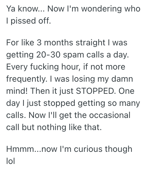 Screenshot 2025 08 12 at 4.07.00 PM Her Ex Boyfriend Was Cheating On Her With His Best Friend, So She Signed Him Up For Years Of Spam Calls