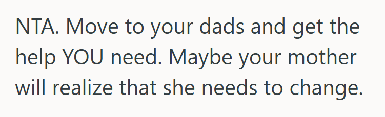 Screenshot 2025 08 13 152246 She Told Her Mom To Go To Therapy, So Her Mom Yelled At Her And Kicked Her Out Of The House