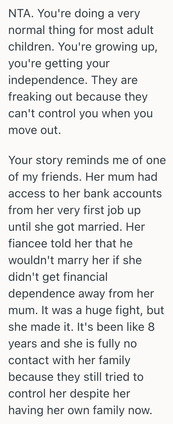 Screenshot 2025 08 13 at 11.35.18 AM She Needed Independence From Her Controlling Parents, But When She Tried To Move Out Without Their Permission, They Accused Her Of Throwing Her Life Away