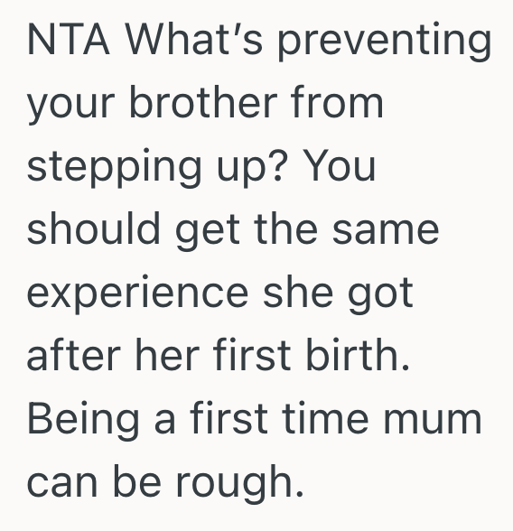 Screenshot 2025 08 14 at 10.00.26 PM Pregnant Womans Mom Is Planning To Help Her Out Before, During And After The Birth Of Her First Child, But Her Pregnant Sister In Law Wants Her Mom To Help Her Too