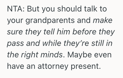 Screenshot 2025 08 14 at 3.32.41 PM Man Learned He Would Inherit His Grandparents Estate, But He Doesnt Know If He Should Tell His Father