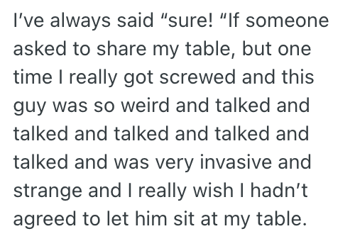 Screenshot 2025 08 14 at 4.19.27 PM A Couple Inserted Themselves Into Her Alone Time, So She Clapped Back...Then Felt Bad