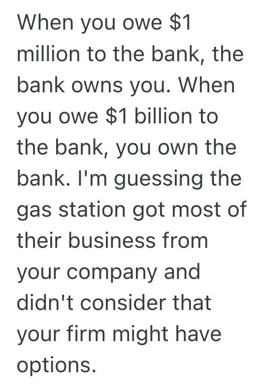 Screenshot 2025 08 14 at 5.12.54 PM Greedy Gas Station Owners Thought A Small Trucking Business Had No Choice But To Buy Their Fuel, So The Trucking Business Called Their Bluff And Drove Them Out Of Business