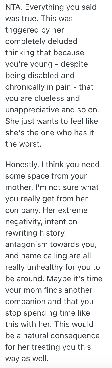 Screenshot 2025 08 14 at 8.39.08 PM Her Mother Called Her A Narcissist When She Tried To Help Her, So She Put Her In Her Place