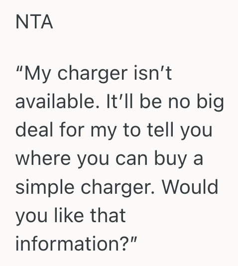 Screenshot 2025 08 15 at 11.50.28 AM Her Coworker Kept Forgetting To Return Her Charger, But When She Finally Refused To Lend It Again, The Rest Of The Office Started Calling Her Petty