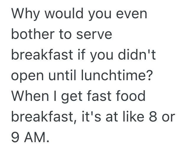 Screenshot 2025 08 15 at 2.20.33 PM Couple Wants To Order A Breakfast Burrito, But The Restaurant Makes It Pretty Difficult To Get There During Breakfast